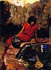 Joseph Kleitsch Woman at the Well painting